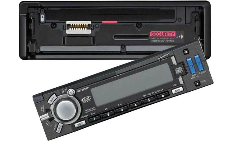 Clarion DXZ365MP CD receiver with MP3/WMA playback at