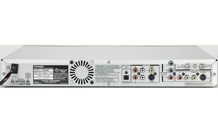 Toshiba D-R4 DVD recorder at Crutchfield