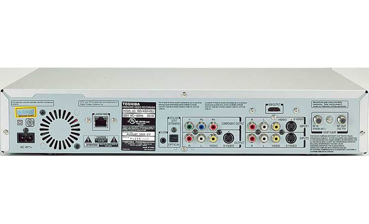 Toshiba 液晶テレビ HDMI USB DVDスロット Toshiba RD-XS54 DVD recorder + 250GB DVR with TV Guide On Screen