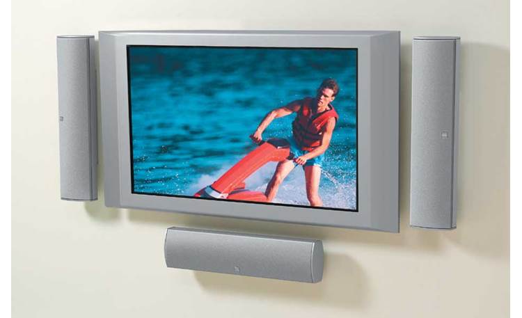 Boston Acoustics P442 P442 mounted with<BR> flat-panel TV