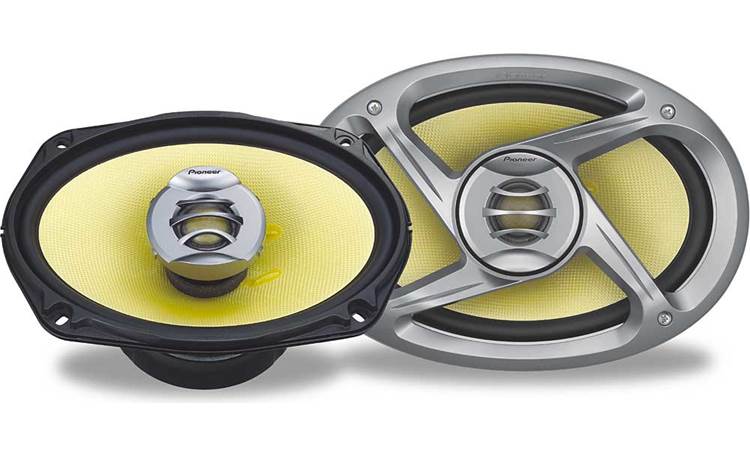 yellow pioneer speakers