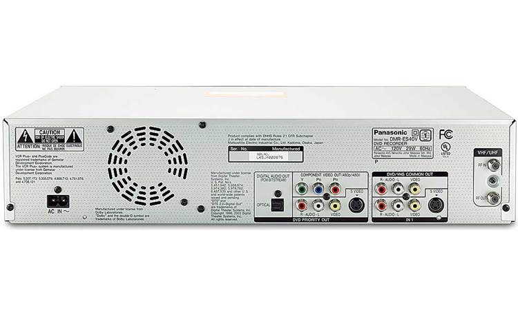 Panasonic DMR-ES40VS Combination DVD recorder/HiFi VCR at Crutchfield