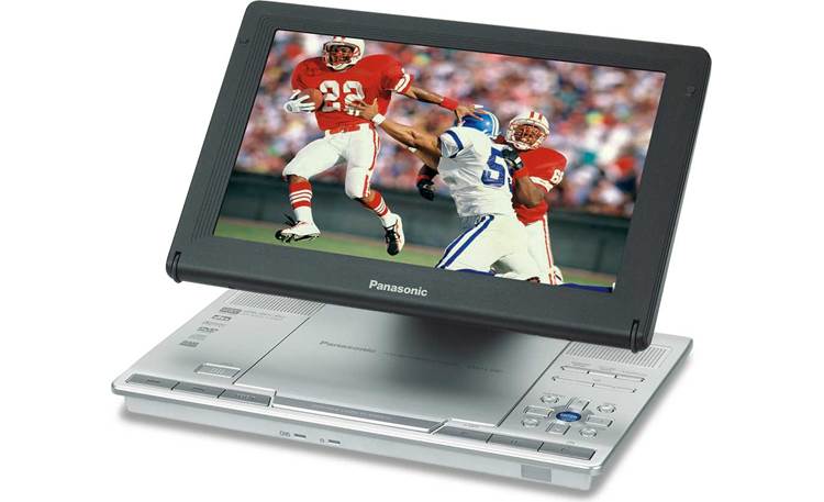 Panasonic DVD-LS90 Portable DVD player with pivoting 9" screen at