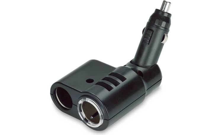 Scosche CL3 adapter Converts a cigarette lighter into two power plugs ...