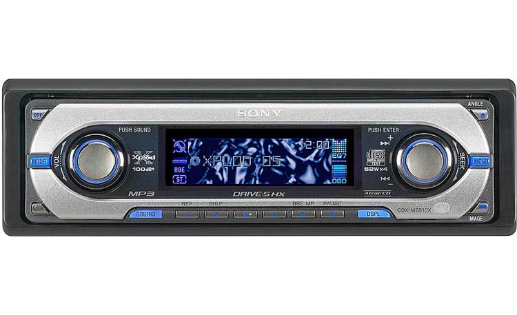 Sony Cdx-m7815x Cd Receiver With Mp3   Atrac3plus Playback At Crutchfield