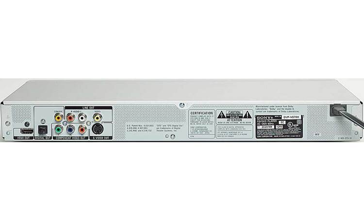 Sony DVP-NS70H DVD/CD player with digital video output and