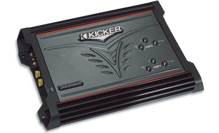 Kicker ZX350.4 4-channel car amplifier 60 watts RMS x 4 at Crutchfield