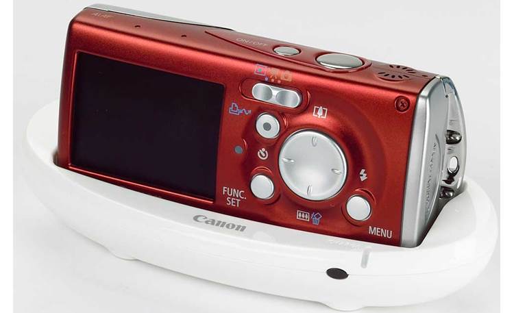 Canon PowerShot SD30 (Red) 5-megapixel digital camera at Crutchfield