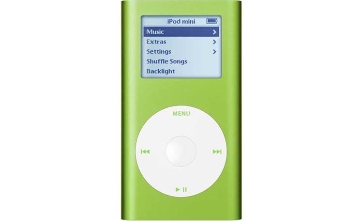 Apple iPod® mini 4GB (Green) Portable MP3 player at Crutchfield