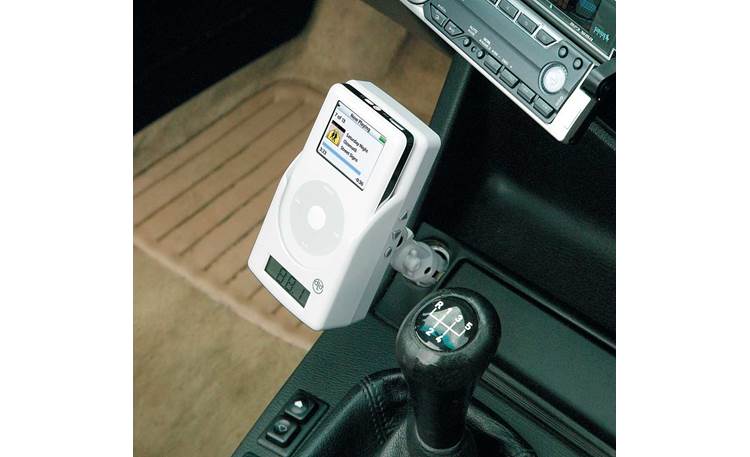 DLO TransPodFM™ White, in car<BR>(iPod not included)