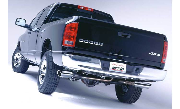Borla 09-17 Ram 1500 5.7L V8 3in-2.5in Dual Out Pipe 5in Tip S-Type Exhaust Black Chrome