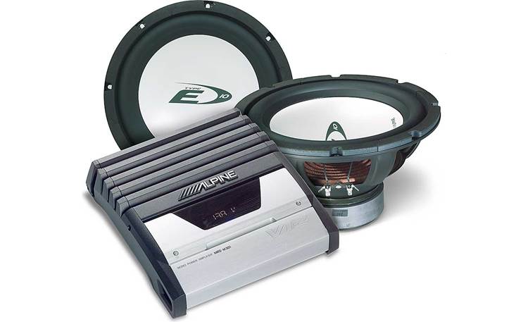 Alpine Bass Package MRD-M301 mono amplifier and two SWE-1041 10