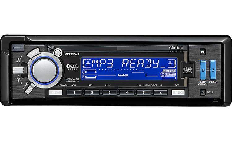 Clarion DXZ365MP CD receiver with MP3/WMA playback at Crutchfield