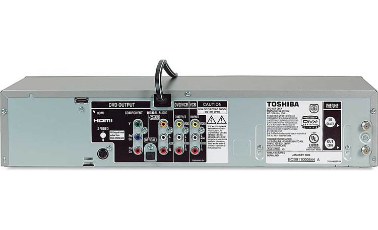 Toshiba SD-V594 DVD/VCR combo with DVD upconversion and front