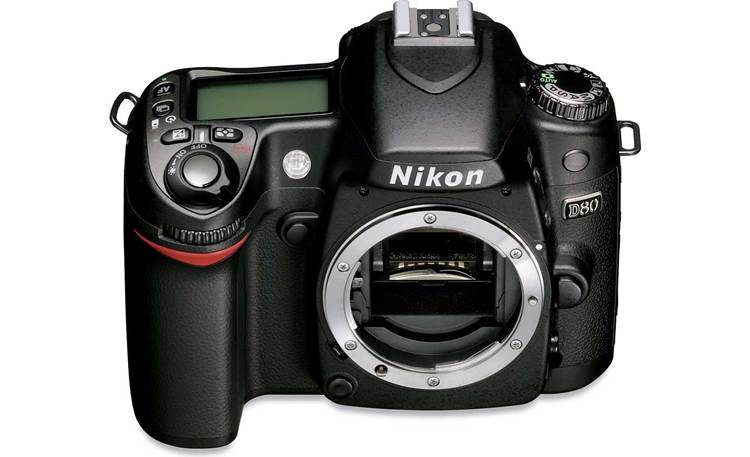 Nikon D80 (body only) 10.2-megapixel digital SLR camera at Crutchfield