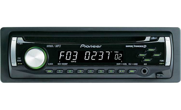 Pioneer DEH-1900MP CD receiver with MP3/WMA playback at Crutchfield