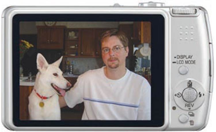 Panasonic Lumix® DMC-FX50 (Silver) 7.2-megapixel digital camera at 