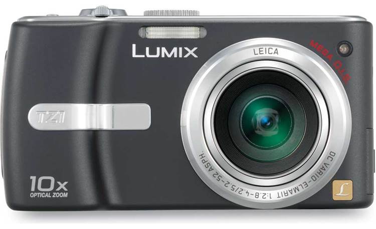 Panasonic Lumix® DMC-TZ1 (Black) 5-megapixel digital with 10X optical zoom at Crutchfield