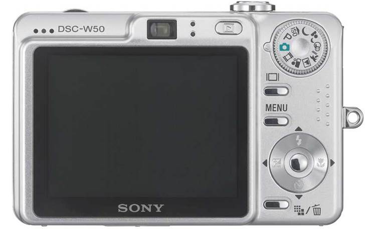 Sony Cyber-shot DSC-W50 6-megapixel digital camera at Crutchfield