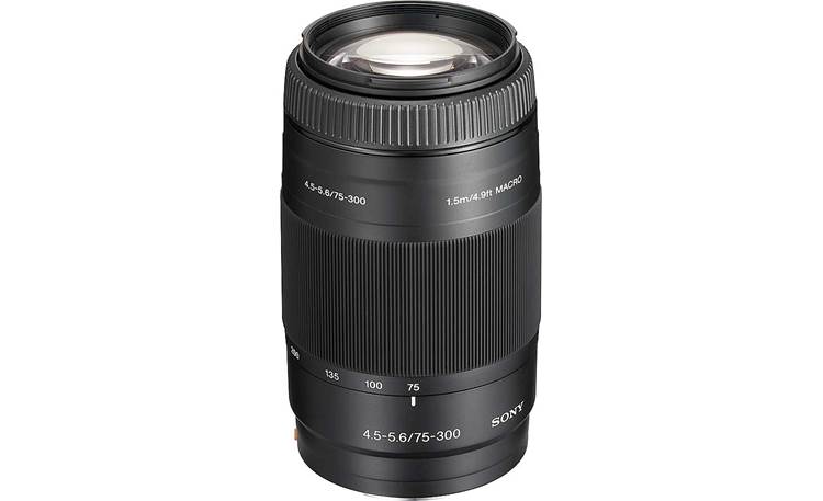 Sony Sal Lens 75 300mm Telephoto Zoom Lens For Sony Alpha Digital Slr Cameras At Crutchfield