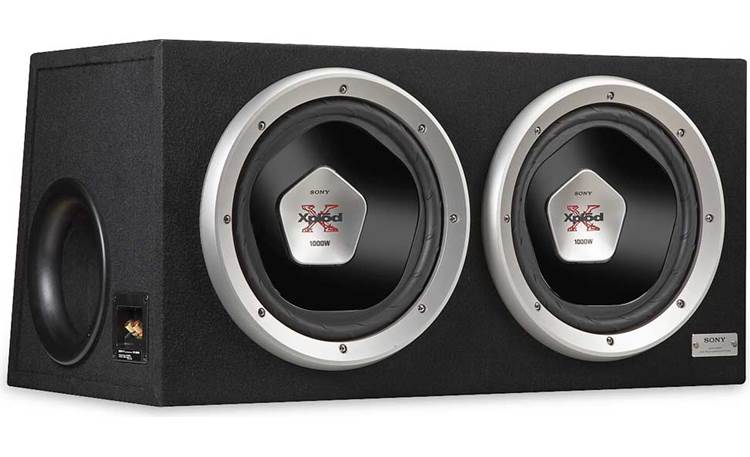Monument R bøf Sony XS-L120B5D Subwoofer enclosure with two 12" XS-L120P5H subwoofers at  Crutchfield