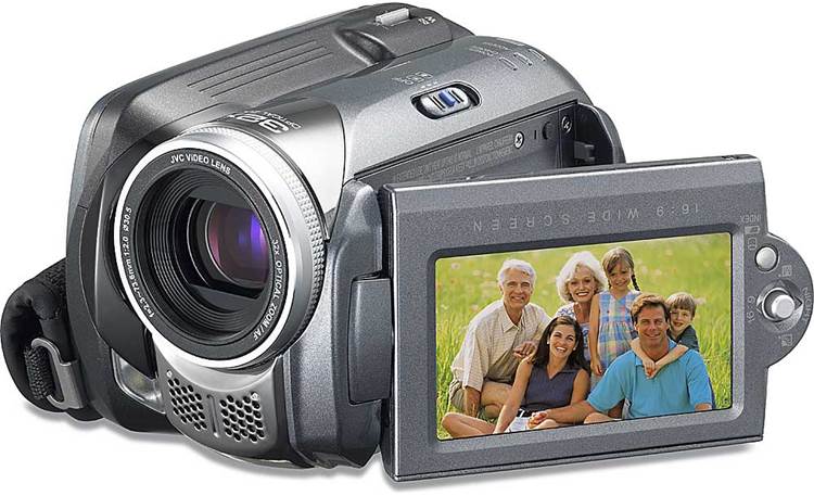 JVC GZ-MG27 20GB hard drive camcorder at Crutchfield