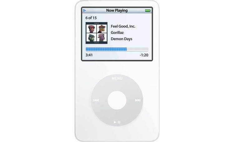 bagage kompas baai Apple 30GB iPod® (White) MP3/AAC player with video and photo playback at  Crutchfield