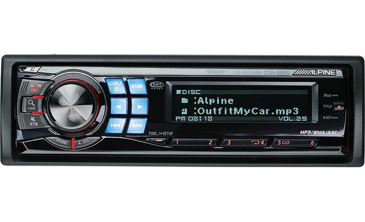 Alpine CDA-9885 CD receiver at Crutchfield