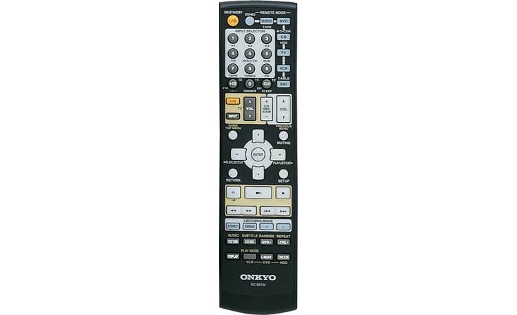 Onkyo TX-SR604 (Silver) XM Ready home theater receiver at Crutchfield