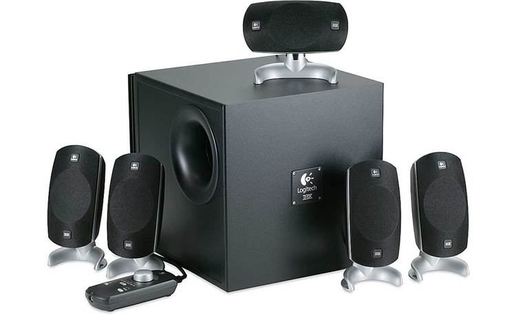 Rustik Seaside frisk Logitech Z-5300e THX®-certified 5.1 powered speaker system at Crutchfield