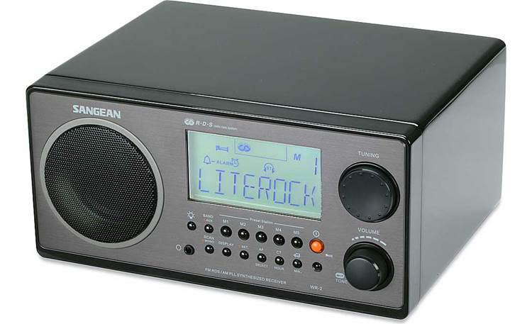 Sangean WR-2 Table Radio (Black) at Crutchfield