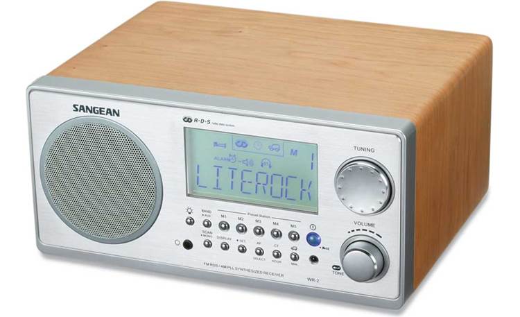 Sangean WR-2 Table Radio (Walnut) at Crutchfield