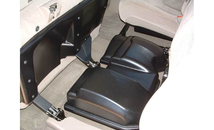 Q-Customs Factory-fit Subwoofer Enclosures Rear seat install