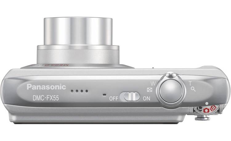 Panasonic Lumix® DMC-FX55 (Silver) 8.1-megapixel camera with 