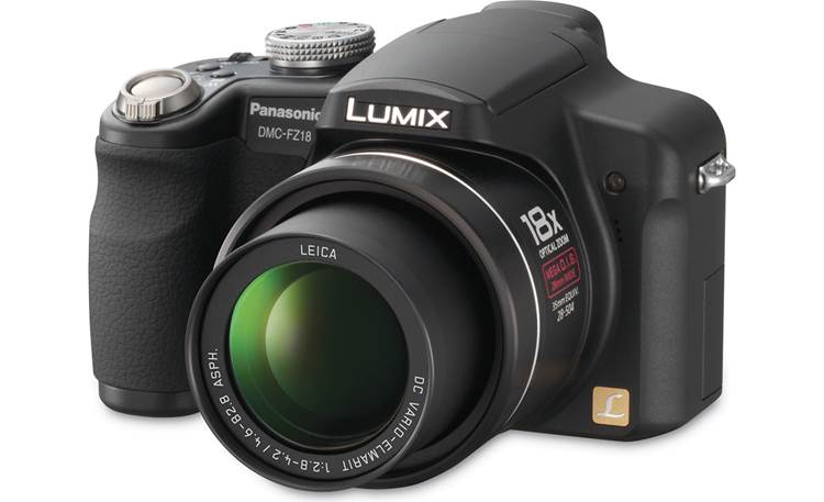 periode wees onder de indruk Het begin Panasonic Lumix DMC-FZ18 8.1-megapixel digital camera with 18X optical zoom  at Crutchfield