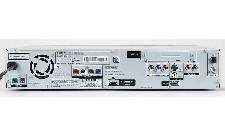 Sony DAV-HDX267W 5-disc BRAVIA® DVD home theater system with DVD video