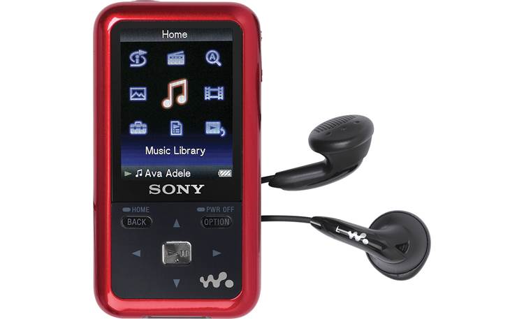 langzaam vinger Voorwaardelijk Sony NWZ-S615 (Red) 2GB Walkman® video/MP3 player at Crutchfield