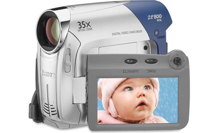 Canon ZR800 Mini DV digital camcorder at Crutchfield