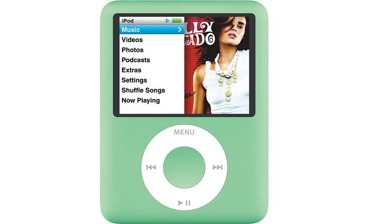 Apple iPod® nano 8GB (Green) Digital music/photo/video player at Crutchfield