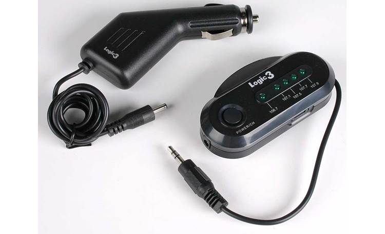 Logic3 Universal FM Transmitter Listen to your portable music player  through any FM radio at Crutchfield