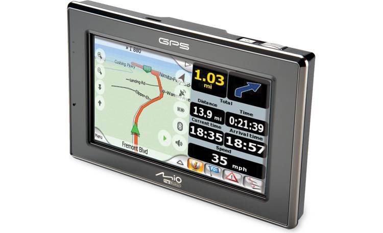Mio DigiWalker™ C720t Portable car navigation system with built-in camera and at Crutchfield