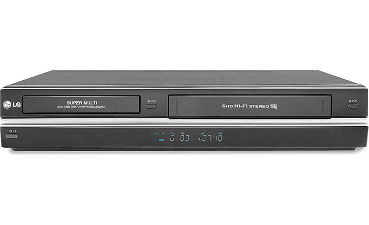 LG DVD combo with built-in digital TV tuner and DVD video upconversion at Crutchfield