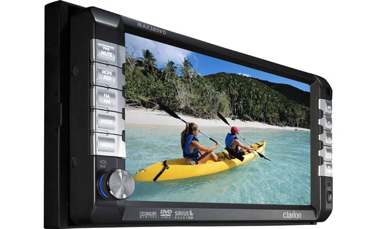 Clarion MAX385VD DVD receiver at Crutchfield