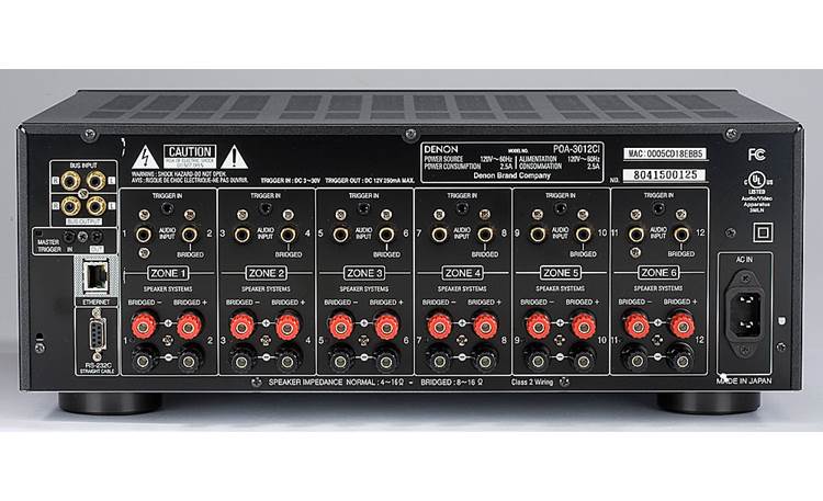 Denon POA-3012CI 12-channel multi-room amplifier at Crutchfield