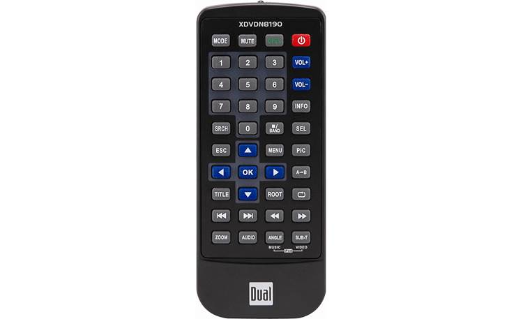 Dual XDVDN8190 Remote