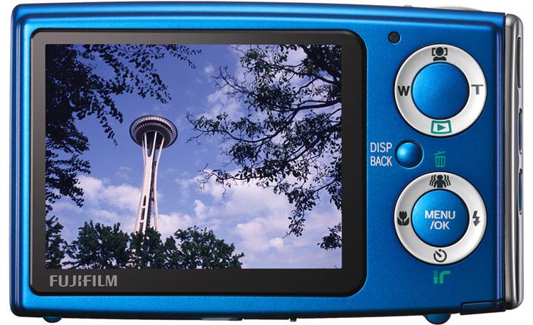 Fujifilm FinePix Z20fd (Blue) 10-megapixel digital camera with 3X 