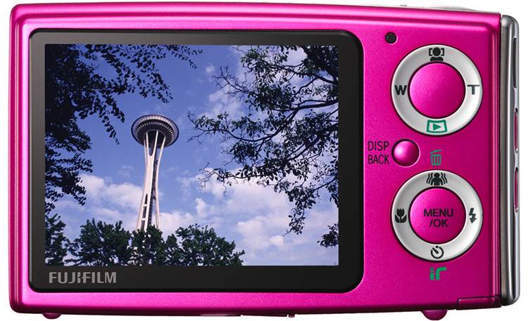 Fujifilm FinePix Z20fd (Pink) 10-megapixel digital camera with 3X