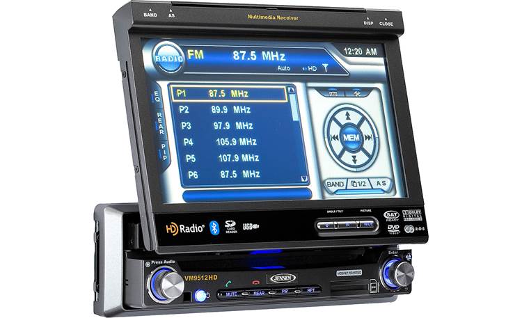 Jensen VM9512HD DVD receiver at Crutchfield