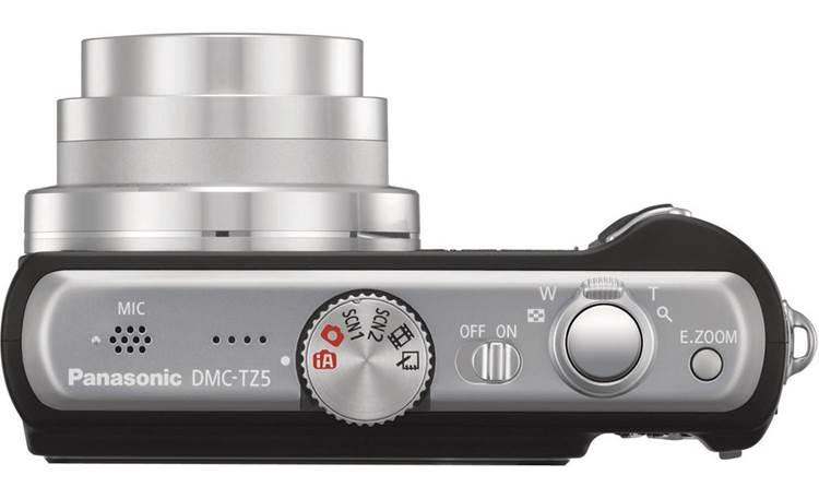 negatief wees onder de indruk Actie Panasonic Lumix DMC-TZ5 (Black) 9-megapixel digital camera with 10X optical  zoom at Crutchfield