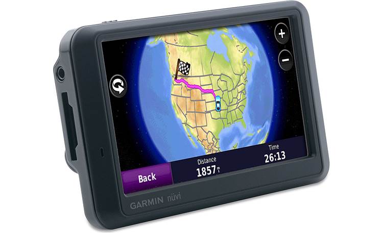 Garmin 765T Portable navigator with free traffic-information service at Crutchfield